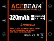 Batteri Acebeam 10440 320mAh