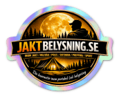 JAKTBELYSNING.SE - Sticker 7.2x5.8 cm