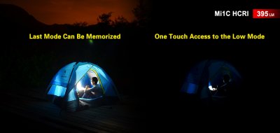 FICKLAMPA EDC KLARUS Mi1C HI CRI NICHIA NVSW219CT 5000K 395 LUMEN INKL BATTERI