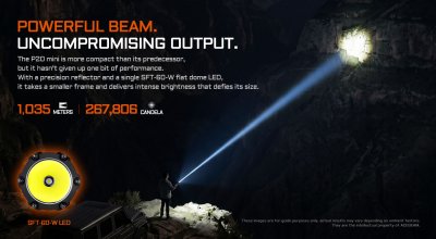 Ficklampa Acebeam P20 mini SFT-60-W 4000 lumen