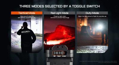 Acebeam X30 CREE XHP70.3 6500K 18000 lumen 680m + röd