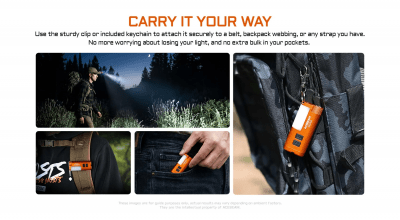 Acebeam UC3A Multi-Light EDC 900 lumen