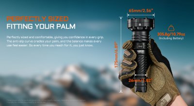 Ficklampa Acebeam P20 mini SFT-60-W 4000 lumen