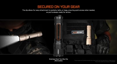 Acebeam P16 2.0 Luminus SFT-42R 3000 lumen 543m - Desert