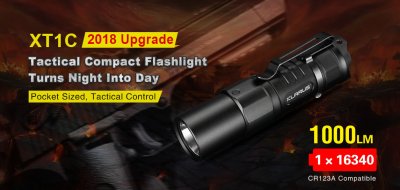 Ficklampa Klarus XT1C 2018 1000 lumen