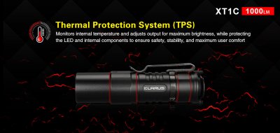 Ficklampa Klarus XT1C 2018 1000 lumen