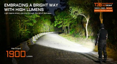 Ficklampa Acebeam T35 max 1600 lumen edc kompakt