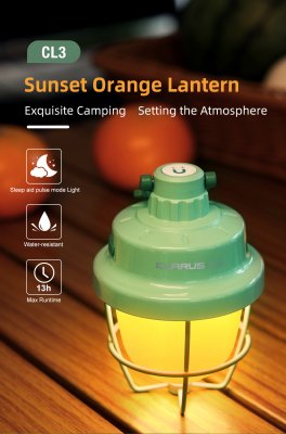 Campinglampa Klarus CL3 Tent Lantern Night Light