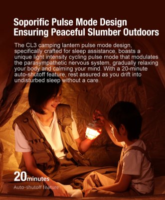 Campinglampa Klarus CL3 Tent Lantern Night Light