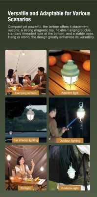 Campinglampa Klarus CL3 Tent Lantern Night Light