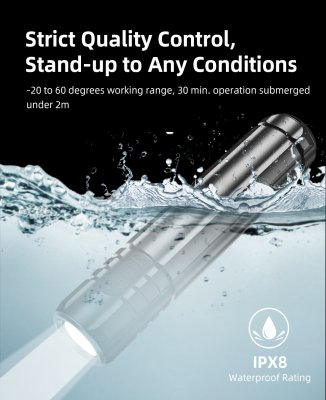 Ficklampa Klarus EC20 edc max 1100 lumen