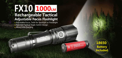 KLARUS FX10 1000 LUMEN ZOOM
