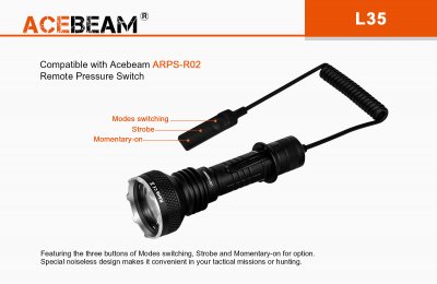 Stark ficklampa Acebeam L35 5000k 5000 lumen
