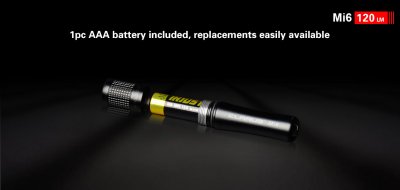 FICKLAMPA KLARUS MI6 120 LUMEN MINI EDC NYCKELRINGSLAMPA