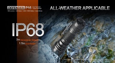 Ficklampa Acebeam P16 Defender 1800 lumen