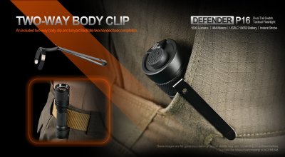 Ficklampa Acebeam P16 Defender 1800 lumen