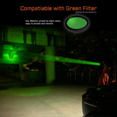 Ficklampa Acebeam P20 SFT-90X max 5600 lumen 1454m Micro-Arc-Oxidation