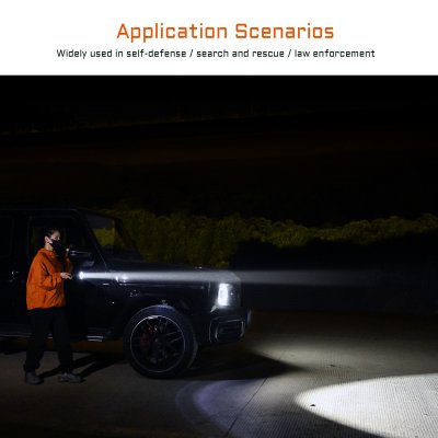 Ficklampa Acebeam P20 SFT-90X max 5600 lumen 1454m Micro-Arc-Oxidation