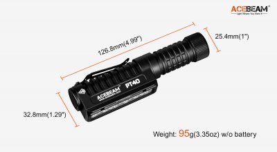 Arbetslampa Acebeam PT40 6 x Samsung LHD351D 3000 lumen