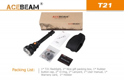 Ficklampa Acebeam T21 1500 lumen