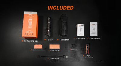 Taktisk lampa Acebeam T37 SFT-90X 6500K 4000 lumen