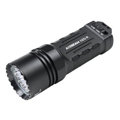 Taktisk söklampa Acebeam X20-R 8 x CREE XP-LR HI 6500K 9000 Lumen Svart